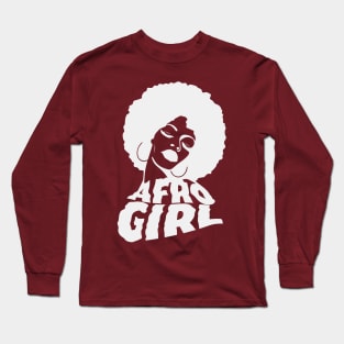 Afro Girl Long Sleeve T-Shirt